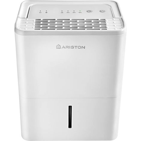 Ariston Deos 12 Deumidificatore Portatile, Bianco, 36 x 25.3 x 44 cm, 11.4 Kg (1/5)