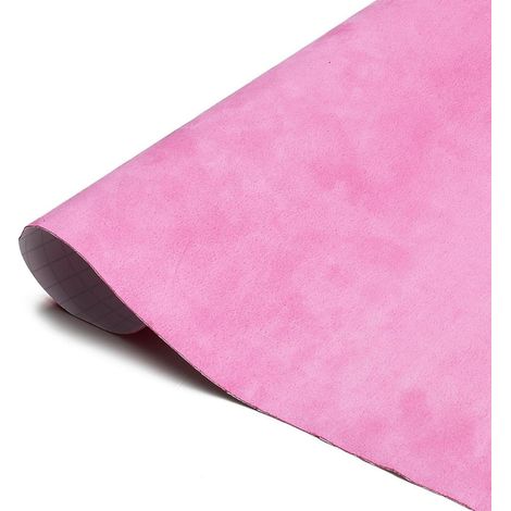 Autofolie Wildlederoptik selbstklebend mit Luftkanälen, Rosa, 20x152cm (1/5)