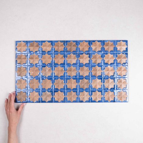 Carrelage Effet Terre Cuite TETUAN Terra Cobalt 31x56cm (1/3)