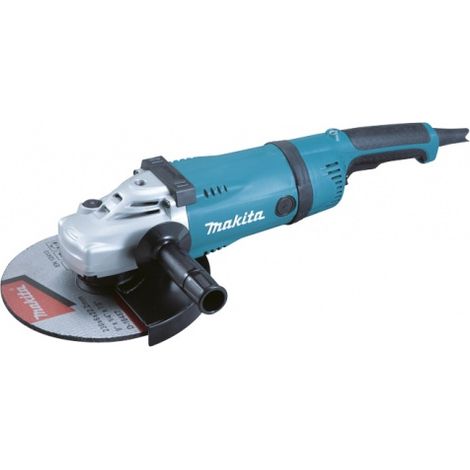 Makita – Meuleuse d'angle 2600W GA9040R – Ø disque 230mm – Système anti-redémarrage – Démarrage lent – Poignée réglable