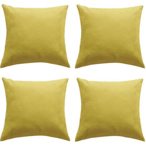 Taie oreiller 4 pièces taie oreiller étanche Taie oreiller de style nordique 40 x 40cm