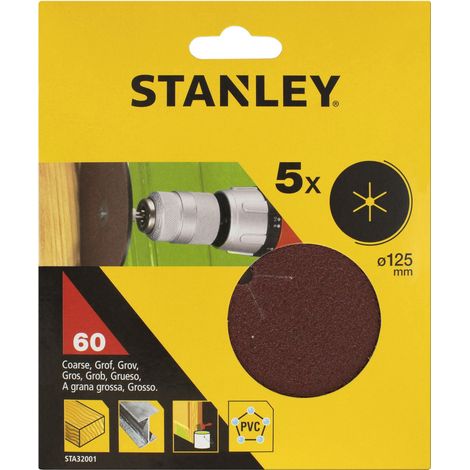 STANLEY STA32001 5 DISCHI D 125 GR  60 (1/2)