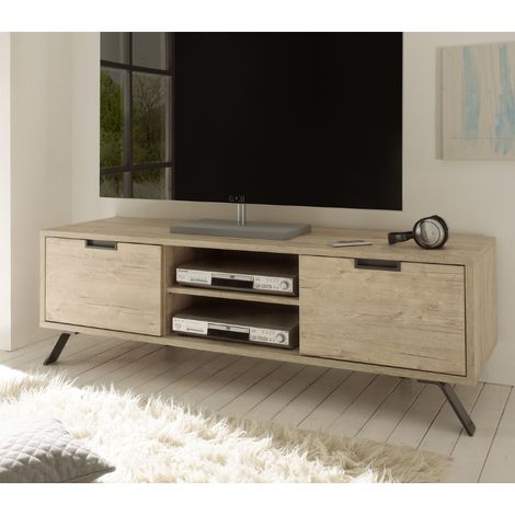 Meuble TV moderne en bois 160cm DIANA (1/5)