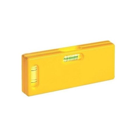 Niveau de poche Jaune METRICA 33080 – Compact ABS avec 2 fioles (1/2)