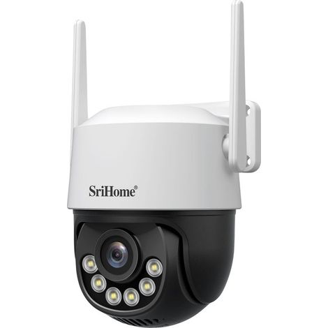 Caméra de surveillance 4K 8MP WiFi – Vision nocturne – Détection de mouvement – Audio bidirectionnel – Rotation 360° (1/5)