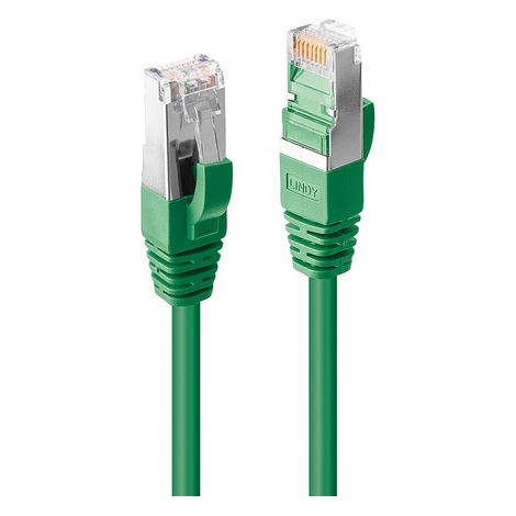 Cavo di rete Lindy 47676 verde 0,5 m Cat6a S/FTP (S-STP) (1/3)