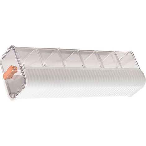Organisateur mural de sous-vêtements amovible, anti-poussière et résistant à l'humidité, avec tiroir, pour chambre à coucher, blanc (1/5)