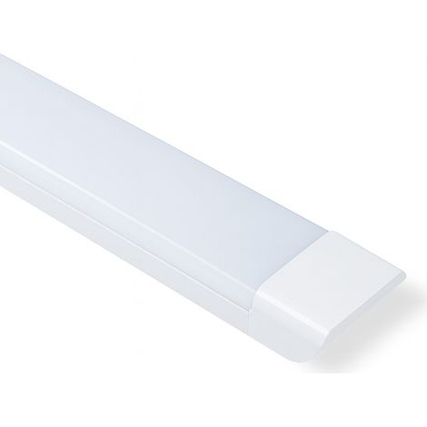 Plafoniera LED 150cm 72W 7200lm con CCT Switch Luce Calda 3000K, Naturale 4000K, Fredda 6500K, Fascio 180°, IP20, Bianco – Lampada da Soffitto Lineare