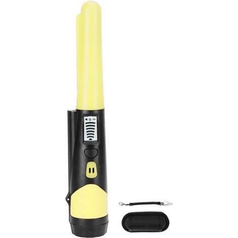 Détecteur de métaux, pointeur de localisation portable haute sensibilité à 360 degrés, jaune (1/5)