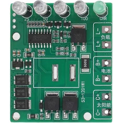 12V MPPT-Solarladeregler für Lithium-/Lithium-Eisenphosphat-Ternärbatterien, Lademodul, 4S-Solarladesteuerplatine (1/5)