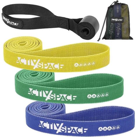 Set mit 3 Stoffbändern für CrossFit-Klimmzüge – Powerband
