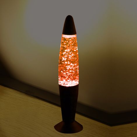 Lampe bougie de 13 pouces, lampe à paillettes, lampe décorative d'intérieur, lampe de chevet pour salon ou chambre, veilleuse romantique, 110 V. (1/5)
