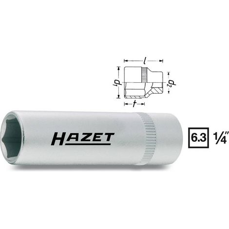 Hazet 850LG-10 Esagono esterno Inserto a bussola 10 mm 1/4 (6.3 mm)