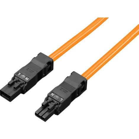 Rittal SZ 2500530 câble alimentation orange 1 mètre (1/2)