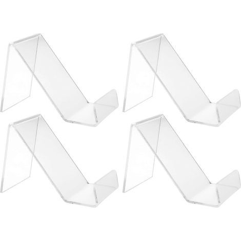 Set mit 4 transparenten Acryl-Handyständern, Präsentationsständer – 9,50 x 6,50 x 6,50 cm (1/4)