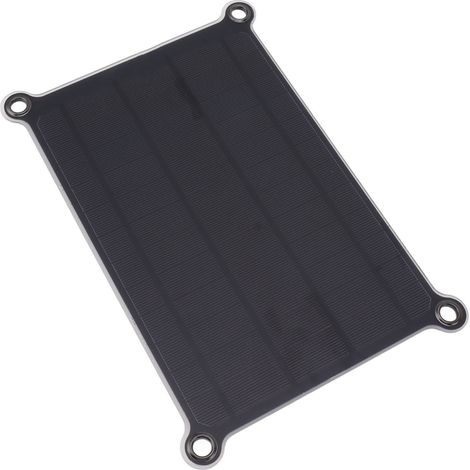 Kleines 10-W-5-V-Solarpanel mit hoher Energieumwandlung, USB-Ladegerät, monokristallines Solarpanel für Outdoor-Camping (1/5)
