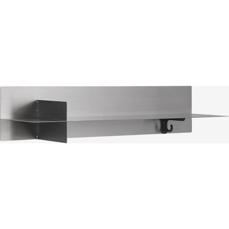 Pack di 2 mensole da parete in acciaio inox Nolvia SKLUM (1/5)