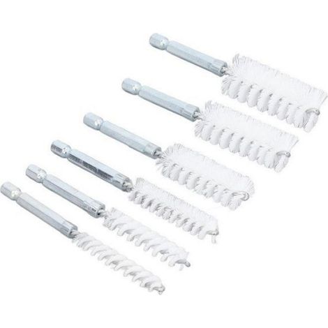 Brosse Métallique - Pour Nettoyage Profond de Tubes et Cylindres - 6 Pièces (1/5)
