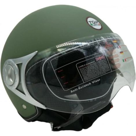 CASCO PER MOTO 'SIRIO MATT' verde - tg. XL  - BricoGo (1/3)