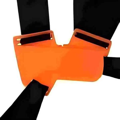 Harnais de transport pour débroussailleuse et coupe-bordures - Harnais - Bretelles - Orange (1/4)