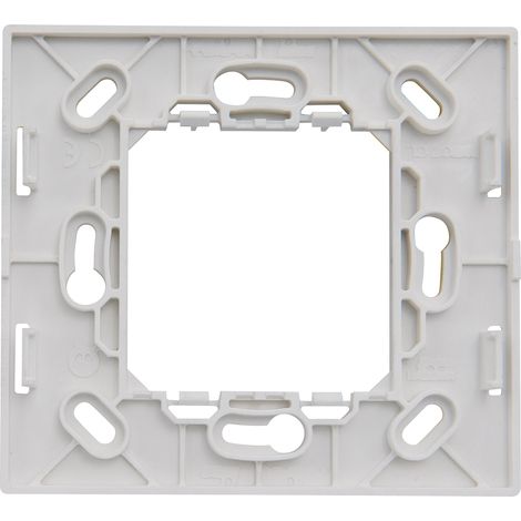 VIMAR - 16527.CL.B Soporte de placa de radio blanco clásico 2M