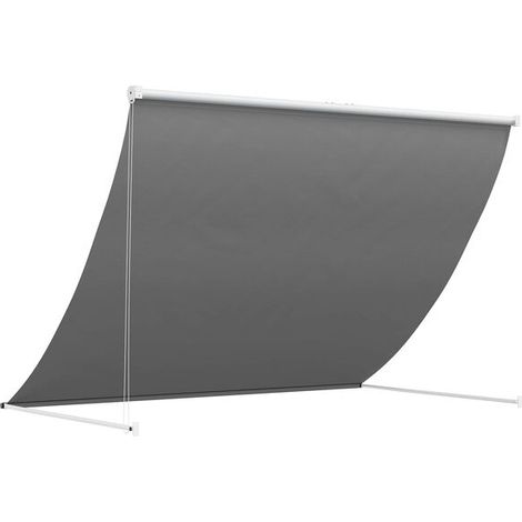 Auvent gris clair 300 x 150 cm – Protection solaire pour jardin, terrasse et extérieur, durable (1/5)