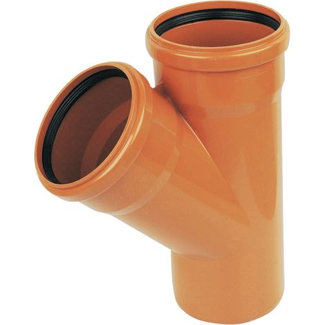 FloPlast 110mm Double Socket Junction for Efficient Drainage (1/2)