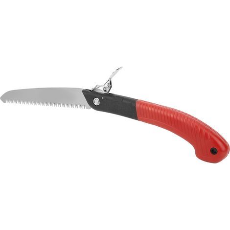 Scie pliante de jardinage portable en acier au carbone pour élagage d'arbres fruitiers, scie à main d'outillage