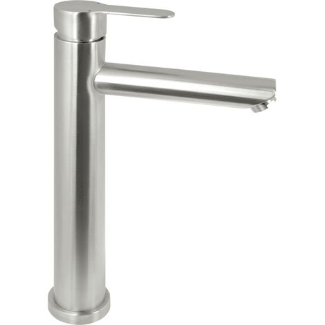 Neo Deante Lupo mitigeur lavabo acier brossé 450 mm