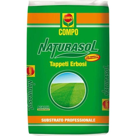 TERRICCIO CONCIMATO COMPO NATURASO PER TAPPETI ERBOSI LT 70