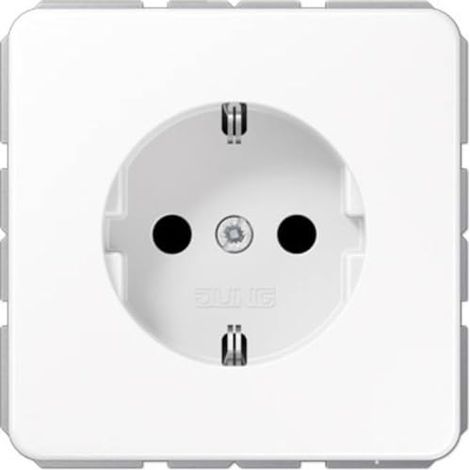 Jung Enchufe SCHUKO®, 16 A 250 V , SAFETY+, termoplástico, Serie CD, blanco alpino CD 1520 BFKI WW