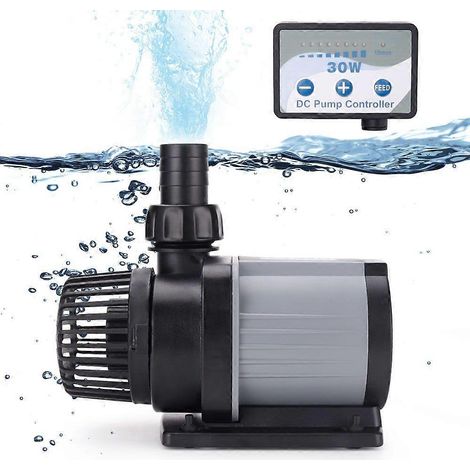 Pompe de bassin Dww-PP 1200 (1200 litres/heure) Pompe de filtration/circulation d'eau Compatible avec les petits bassins (de jardin) Ruisseaux Cascades Fontaines (1/5)
