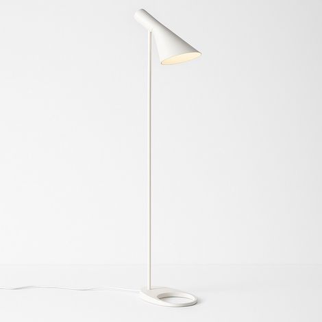Barcelona Led – Lampadaire LED orientable 158 cm – Aluminium blanc – Douille E27 – Éclairage doux et uniforme – Compatible ampoule LED (1/10)