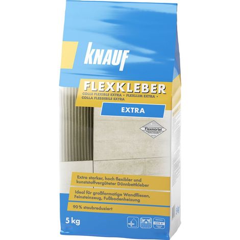 Knauf Flexkleber Extra 5 kg Fliesenkleber & Baukleber (1/3)