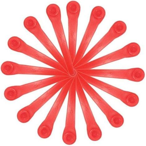 Replacement Blades for Gardena Grass Trimmers: Pack of 100 Plastic Blades Compatible with Gardena Grass Trimmer and Cordless Grass Trimmer Models (1/3)