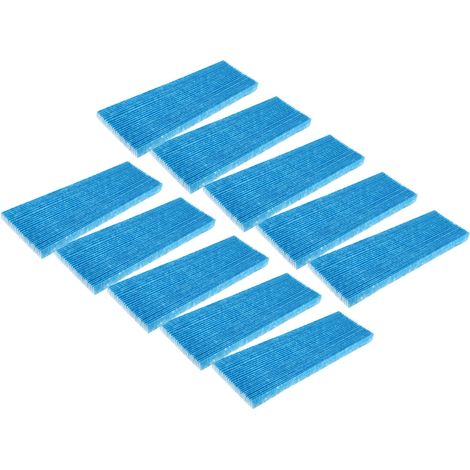vhbw 10x 2-in-1 Filter kompatibel mit Daikin MC70L, MCK75 Luftreiniger, Luftbefeuchter