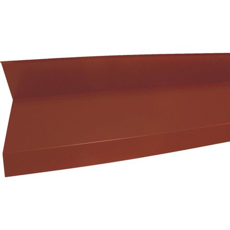 Rive contre mur 2100mm - Coloris - Rouge 8012, Longueur - 2100mm