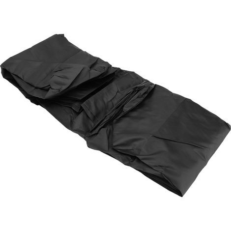 Housse de tondeuse à gazon robuste en tissu Oxford 210D avec revêtement argenté, imperméable, coupe-vent et résistante aux UV, pour tondeuse à gazon poussée d'extérieur. (1/5)