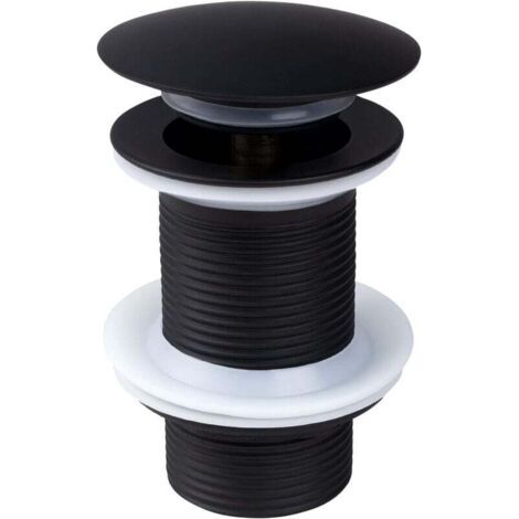 Bonde universelle, bonde lavabo sans trop-plein noir, bonde bonde lavabo bonde bonde lavabo bonde pop up pour lavabo vasque (1/4)