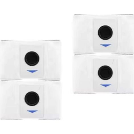 4er-Pack Staubbeutel für Ecovacs Deebot T20/T20MAX/T20PRO/X1 OMNI/T10 Omni/Turbo Saugroboter – Ersatzteile