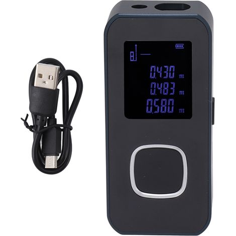 Outil de mesure laser portatif, mini instrument de mesure infrarouge pour la surface, la hauteur des fenêtres, la taille des canapés SW25A 0,05-50 m