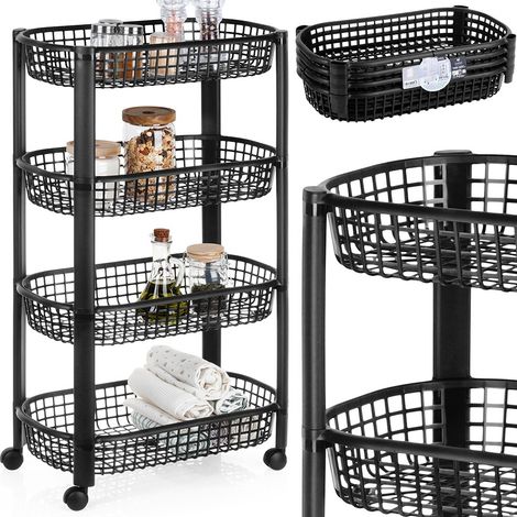Carrello su ruote per cucina, bagno, armadi e cestini portaoggetti (1/5)