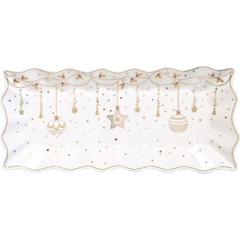 Plat à Cake Christmas Lights Motif Festif "christmas Lights" - Easy Life