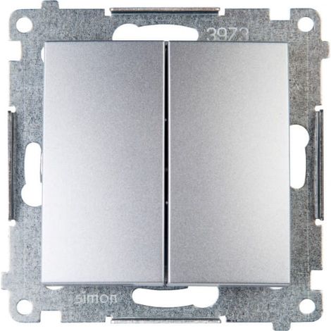 Conector tipo candelabro Simon 54, plata mate DW5A.01/43