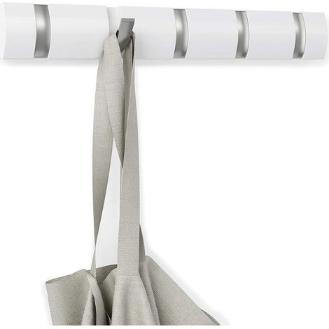 Installation sans perçage derrière la porte de salle de bain (blanche) (1/5)