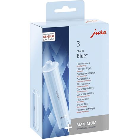 JURA Cartucho filtrante Caja de 3 cartuchos CLARIS Blue+