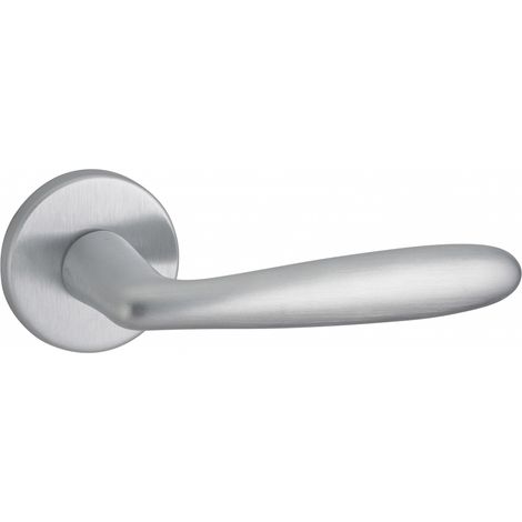 THIRARD - Paire de béquilles Luxor pour porte, carré 7mm, chromé satiné - THIRARD (1/5)