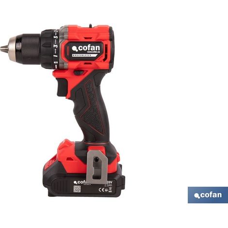 Perceuse-visseuse compacte 20V, 1900 tr/min, couple de 60 Nm, moteur sans balais. (1/4)
