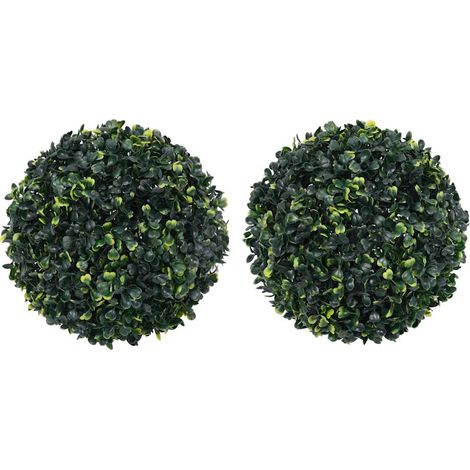 vidaXL Artificial Boxwood Balls 2 pcs 45 cm