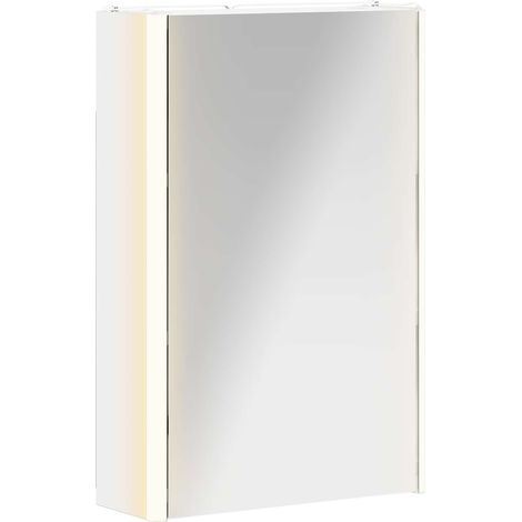 Bathroom Mirror Cabinet White 33 x 11.5 x 50 cm Engineered wood vidaXL